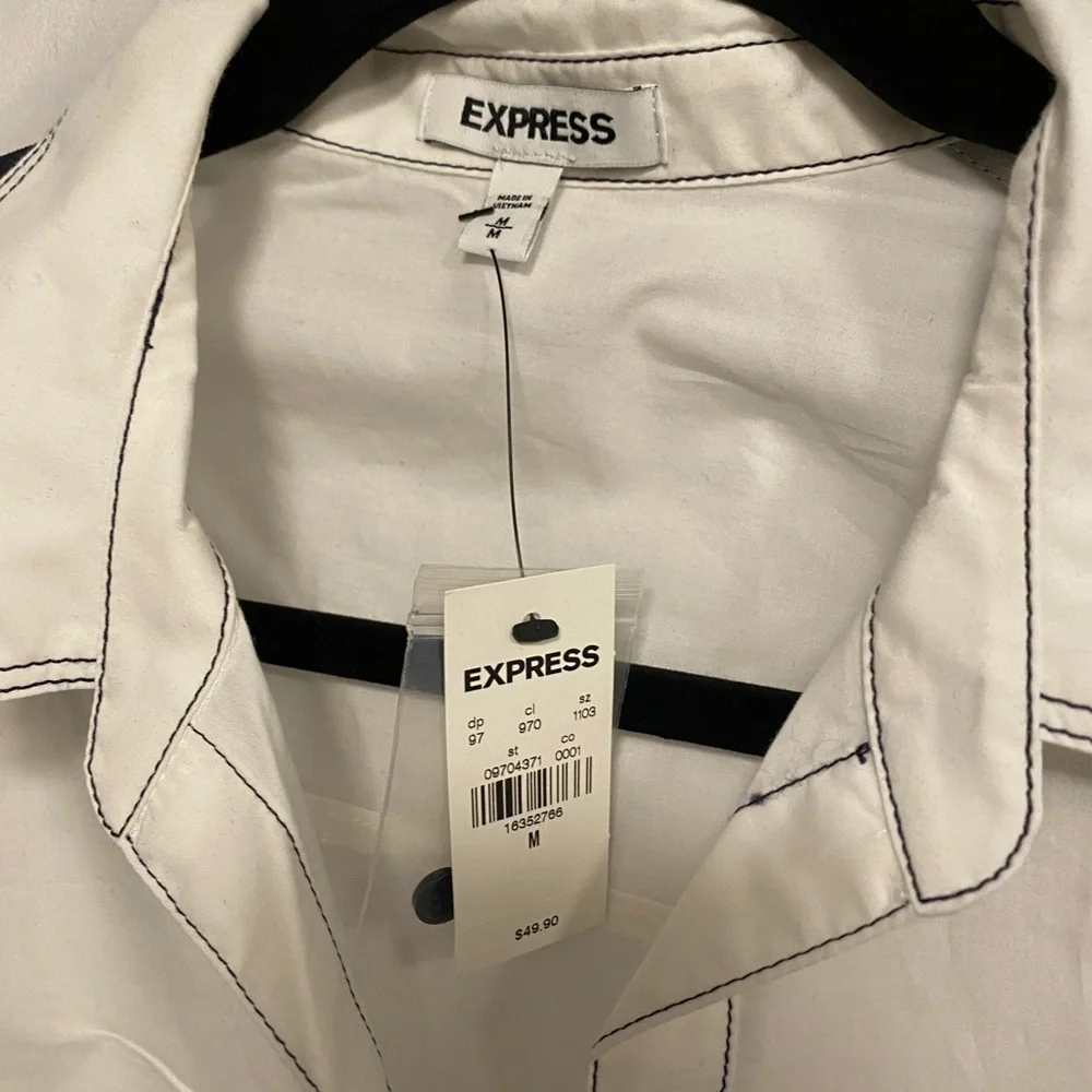 Express Easy Fit Button Up